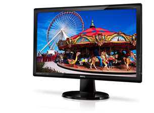 Image of 27" LCD widescreen monitor 1920 x 1080 (Analogue, DVI-D & HDMI inputs) with built-in speakers