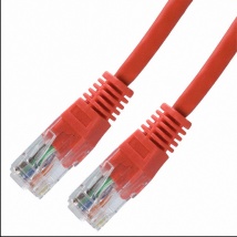 Image of Ethernet 10/100bT RJ45 Cat5e Cable/lead (Red) (10m)