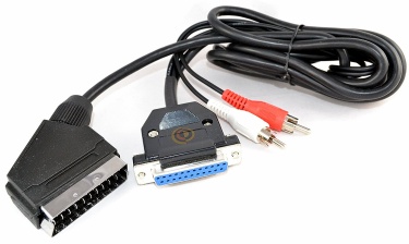 Image of Amiga to SCART RGB monitor Cable/lead with Audio