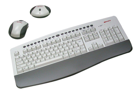Image of Mercury Cordless Keyboard & Mouse (inc. PS2MouseMini interface)