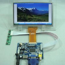 Image of 7" Widescreen HDMI Colour LCD panel 800x480 with HDMI, VGA & 1V composite inputs with Remote