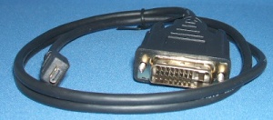 Image of MicroHDMI to DVI-D male Cable/lead (1.0m)