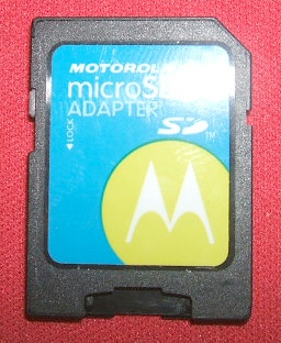 Image of Micro SD to standard SD adaptor