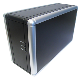 Image of Network Storage Unit RAID 0/1 (NAS) with integral 1x750GB hard drive, spare bay and Print Server