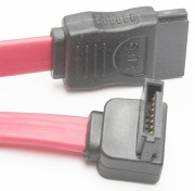 Image of Serial ATA (SATA) data cable/lead (right angle 'Up' one end) (1m)