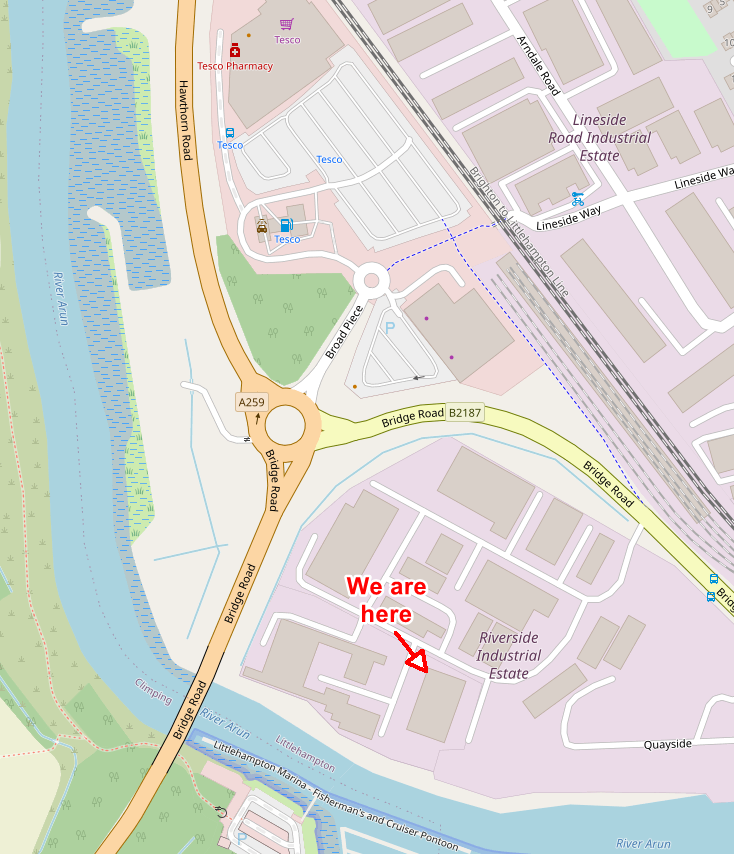 Map of new location