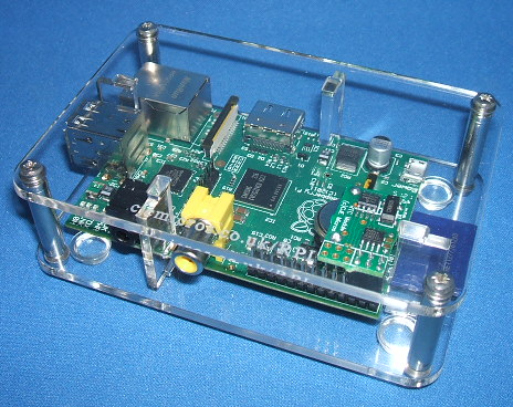 Image of Acrylic Case (Open sided) for the Raspberry Pi Model B