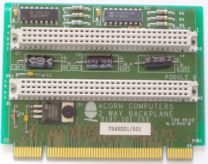 Image of Two slot backplane for RiscPC (S/H)