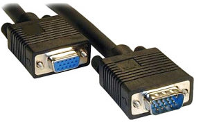 Image of SVGA Monitor Extension Cable/Lead (15HD to 15HD) (65m)