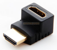 Image of HDMI Right angle adaptor M-F - Vertical (Upwards)
