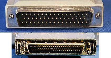 Image of SCSI 2 (50way Mini D) to 50way low density D-Type Cable/lead