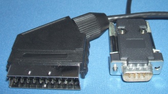 Image of Monitor Cable/Lead (SCART to 9 pin D type)