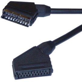 Image of SCART extension Cable/lead SCART plug to SCART socket (3m)