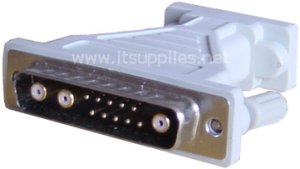 Image of Sun monitor adaptor 13W3 Plug (Male) to 15pin HD Type (SVGA) Socket (Female)