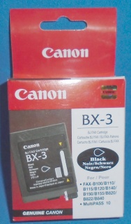 Image of Canon BX-3 black cartridge (Print cartridge & tank)