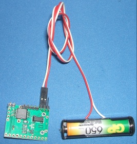Image of Replacement Clock (RTC) & CMOS RAM module for A3000, A30x0 & A4000 etc. (Mini Podule version with remote battery)