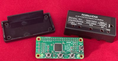 Image of RGBtoHDMI High quality HDMI adaptor for certain 15KHz output retro computer systems. Cased