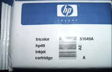 Image of HP No. 49 (51649AE) Tri-Colour (No box) (Out of date?)