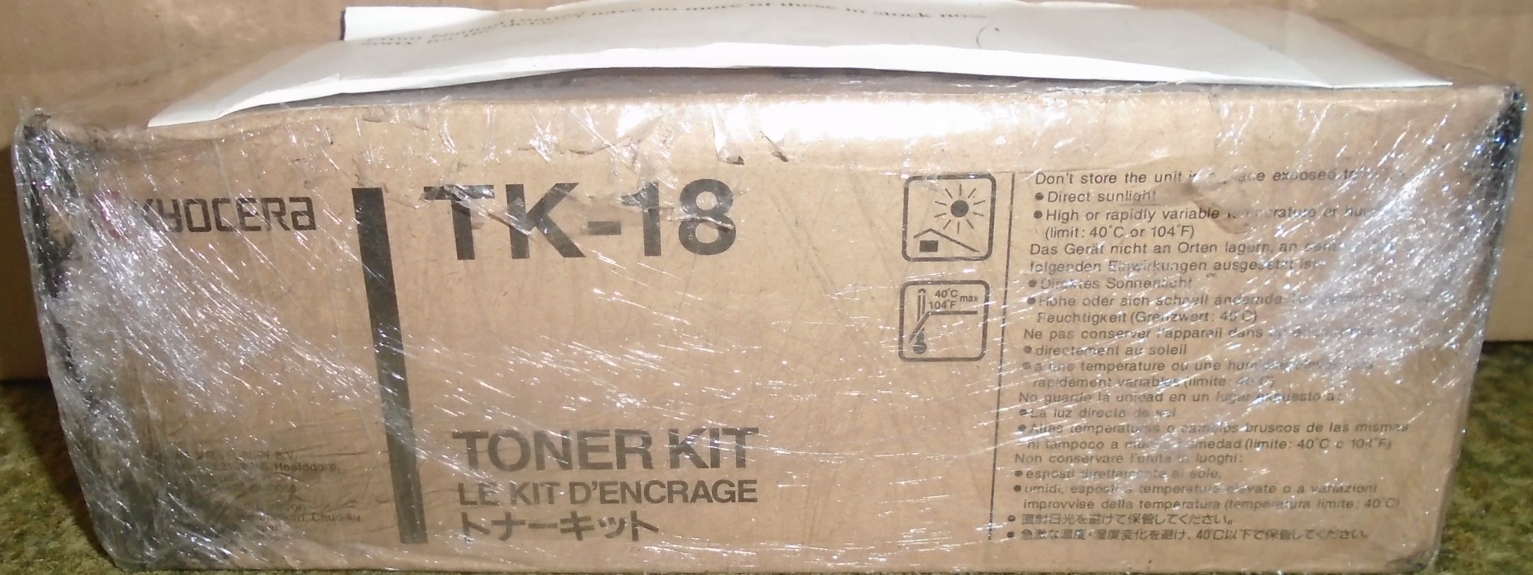 Image of Kyocera toner cartridge TK-18 for FS1020 range (Tatty box)
