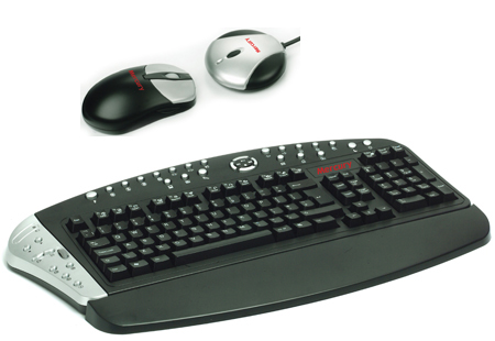 Image of Mercury Cordless Keyboard & Optical Mouse (PS/2)