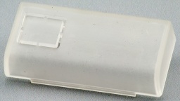 Image of USB/RJ45 Cover for Moulded Case/Enclosure for Model B Raspberry Pi 2, 3 and Pi 1 B+ (Clear)