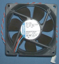 Image of RiscPC PSU Fan (33 cubic metres/hour, 12dB) with plug fitted