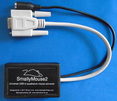 Image of SmallyMouse2 USB mouse interface for Atari ST computers