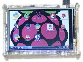 Image of 3.5" LCD and Touchscreen 480x320 for Pi 2, Pi 3 & Pi 1 B+