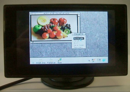 Image of 4.3" Widescreen Colour LCD Monitor (1V composite input) with UK PSU