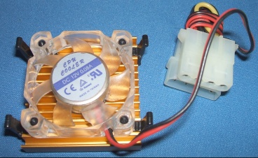 Image of 486/586 CPU heatsink and fan (RiscPC PC Card etc.)