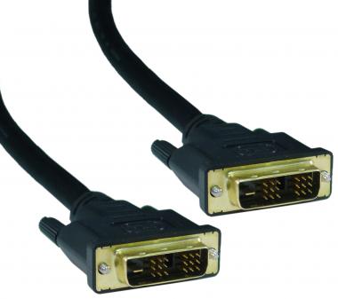 Image of DVI-D to DVI-D cable/lead (Dual Link) up to 2560 x 1600 (5m)