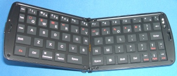 Image of Handheld Mini Folding Wireless Keyboard suit Raspberry Pi etc. (Bluetooth)