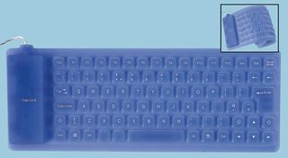 Image of Mini Roll-Up/Flexible Keyboard (USB & PS/2) UK layout