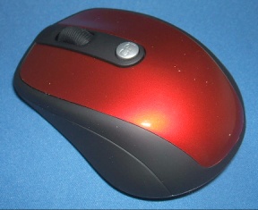 Image of Optical Scroll Mouse (Bluetooth) RED for Raspberry Pi etc.