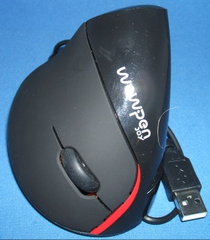 Image of Right-handed Ergonomic Optical Mouse (USB) Black