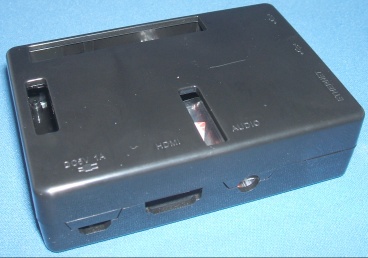 Image of Moulded Case/Enclosure for Model B Raspberry Pi 2, 3 and Pi 1 B+ (Black)