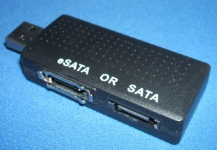 Image of USB to SATA/eSATA adaptor suitable for Raspberry Pi