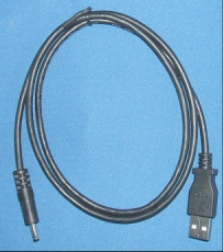 Image of USB A to 1.3mm DC Jack Plug 3ft (90cm)