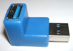 Image of USB2.0 90degree adaptor Male to Female (Suit Raspberry Pi)