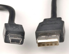 Image of Mini USB to USB A Cable/lead (2m)